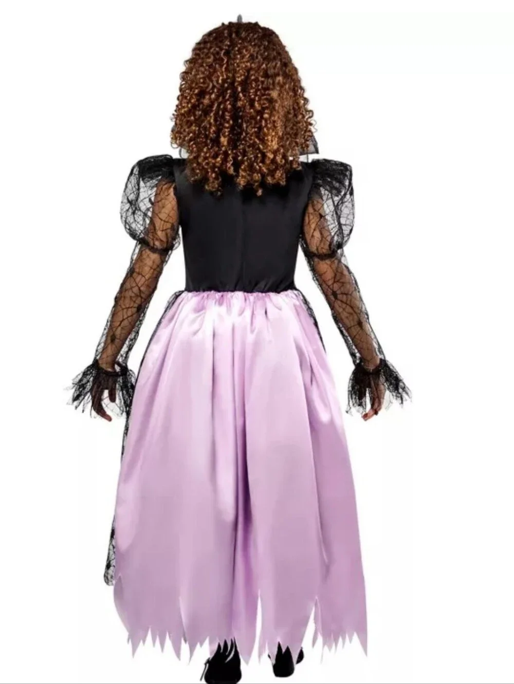 Robies Gothic Queen Halloween Costume Girls Large (10-12) Dress & Tiara New